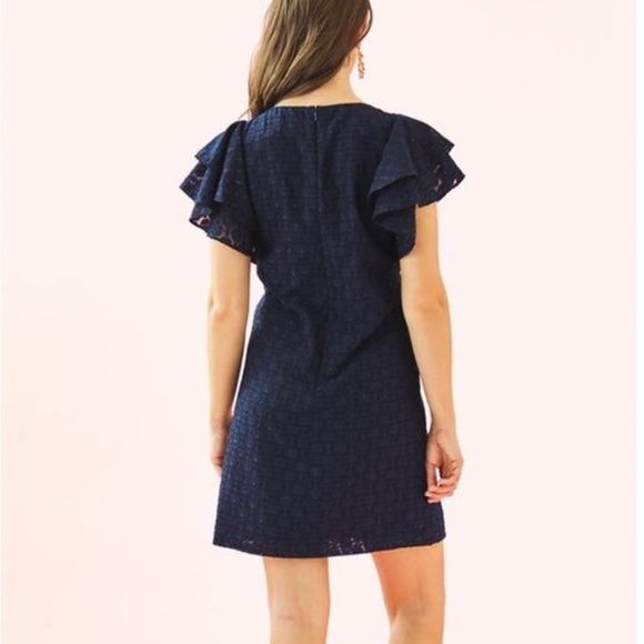 Lilly Pulitzer | Kathie Dress true navy - Picture 3 of 9